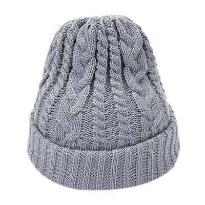 

Tailored Fashion Women Men Solid Color Knited Headgear Beanie Tail Hat Cap