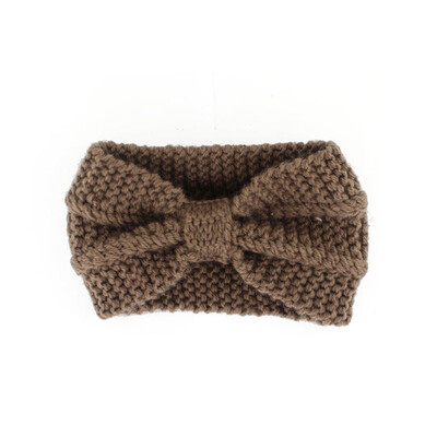 

Fashion Winter Warm Women Crochet Headband Solid Color Bow Knot Knitted Ear Warmer Headwrap Hair Band 14