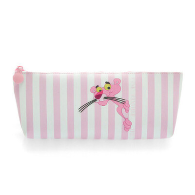 

Cartoon Pink Panther Pencil Case Bag Storage Pens Pouches Student School Stationery Organizer