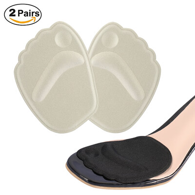 

Greensen 2 Pairs Thick Ball of Foot CushionsAnti-slip Gel Metatarsal Foot Pads