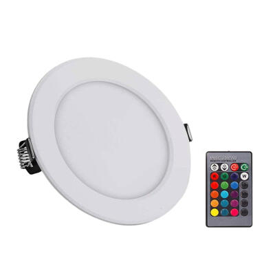 

LED Ceiling Panel Light RGB Wall Lamp Indoor Home Lighting wRemote Control