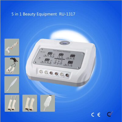 

EU tax free RU-1317 five-in-one multi-function beauty instrument shovel skin ultrasonic BIO peeling