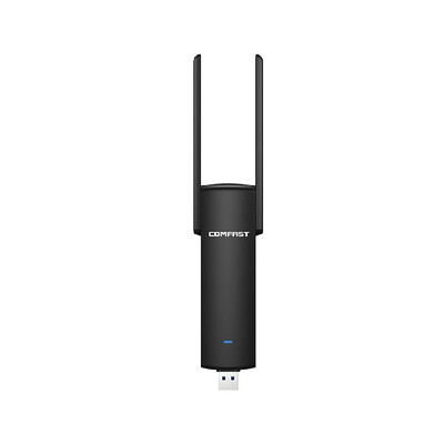 

COMFSAT Wireless Network Card 1200Mbps Dual Band Wireless Adapter 24G 5G WiFi Router USB Adapter Card for Computer