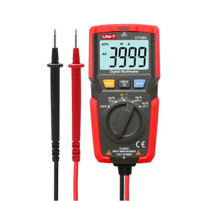 

Mini LCD Digital Multimeter DCAC Voltage Current Meter NCV Capacitance Resistance Diode Tester