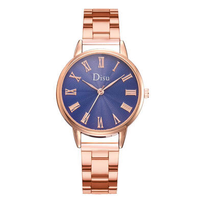 

Women Rose Gold Black Watches Luxury Stainless Steel Quartz Wristwatch Ladies Female Elegant Business Watch Relogio Feminino