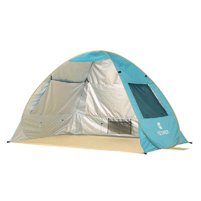 

KEUMER Portable Automatic Instant Beach Shade Tent with UV Protection for 2 People Easy Popup Outdoor Sunn Shelter Camping Tent 20