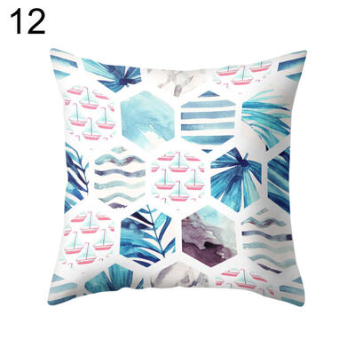 

Coconut Tree Monstera Leaf Throw Pillow Case Cushion Cover Sofa Bedding Articles