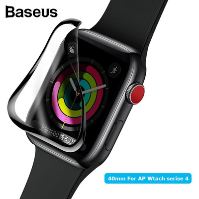 

Baseus 02mm Full-screen curved tempered glass soft screen protector for APPLE Watch series 1234