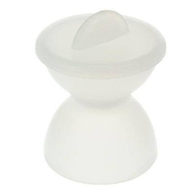 

Self-solidifying Cups Dental Lab Silicone Mixing Cup with Lid Double-headed Dental Medical Equipment Rubber Mixing Bowl
