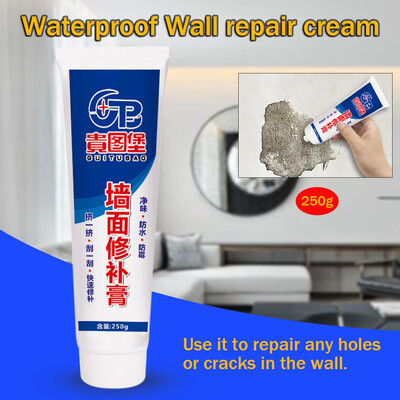 

Siaonvr Magic White Latex Paint Wall Repair Cream Wall Cracks Repair Ointment Waterproof