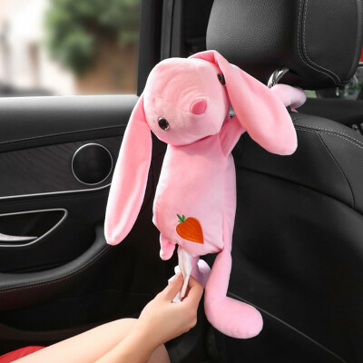 

Gobestart Creative Car Tissue Box Cartoon Multi-Function Home Car Tissue Organizer Tissue