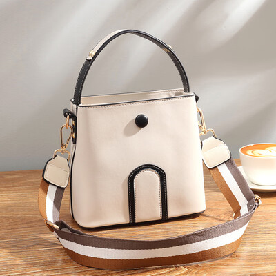 

Womens new fashion Korean version of the fashion Baitao ins single shoulder slanting bag handbag bucket lady bag