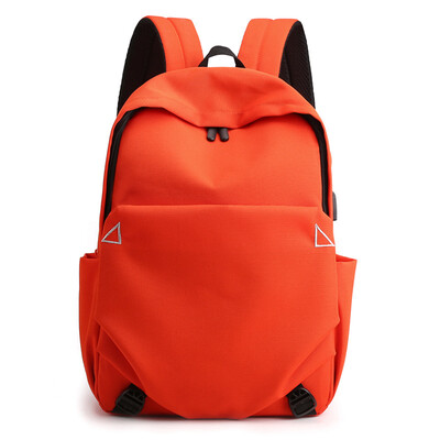 

Casual backpack USB charging design fashion trend simple lightweight bag shoulder bag