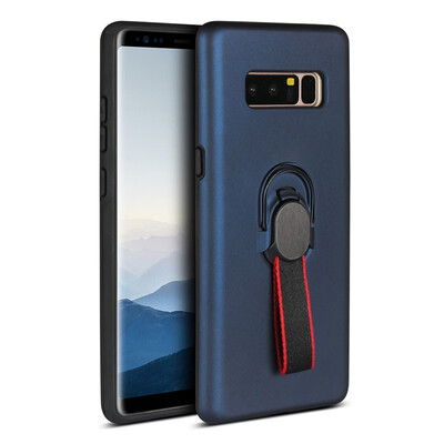 

Phone Ring Case Samsung Galaxy Note 8 Magnetic Stand Cover Samsung Note8 SM-N950F SM-N950FDS SM-N950FD Hybrid TPU Bumper Case