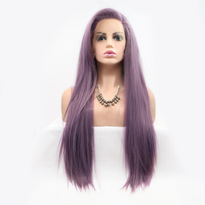 

Dolago Synthetic wigs long straight Hair Lace Front Wigs Free Part for Women