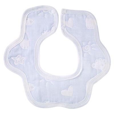

Cute Infant Baby Bibs Gauze Towel 360 Degree Rotation Baby Feeding Towel