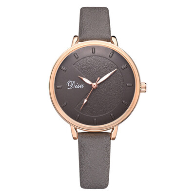 

RM Luxury Fashion Lady Frosted Surface Leather Belt Watch Analog Quartz Watch
