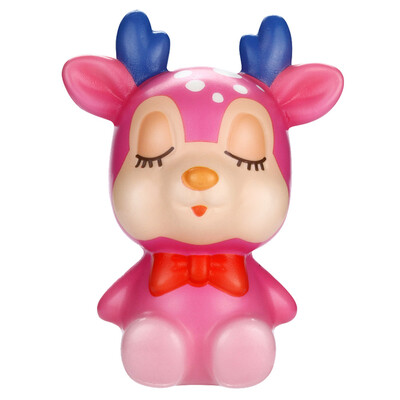 

Gotoamei Squishies Kawaii Christmas Deer Slow Rising Cream Scented Stress Relief Toys