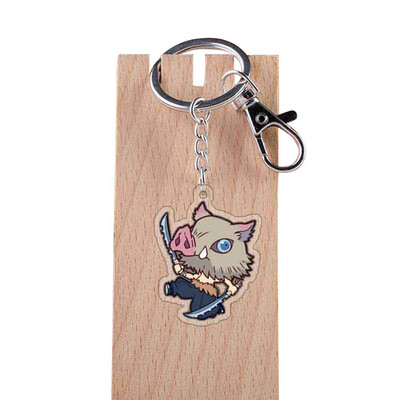 

CAR-TOBBY Anime Demon Kimetsu no Yaiba Kamado Tanjirou Keychains Key chains Acrylic Gift