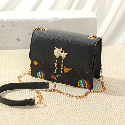 

Summer ins girls tide Korean version of Joker chain shoulder Messenger bag fashion students