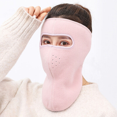 

Men Women Double Sided Fleece Thermal Full Face Mask Neck Protection Warm Cover