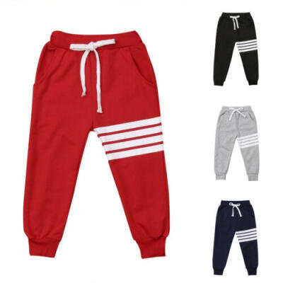 

Toddler Kids Baby Boy Girl Elastic Trousers Harem Long Pants Leggings Bottoms UK