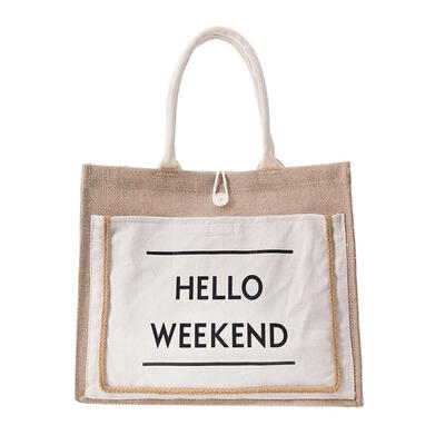 

Women Linen Tote Female Casual Shoulder Bags Fashion Lady Print Handbags