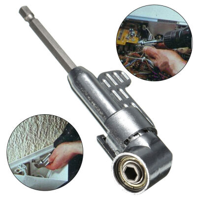 

DIY 105°Right Angle Driver Hex Screwdriver Holder Power Drill Bit Adjustable New