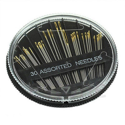 

Siaonvr 30PCS Assorted Hand Sewing Needles Embroidery Mending Craft Quilt Sew Case
