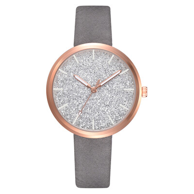 

Popular pearlescent loose powder elegant&elegant quartz watch fashion male&female students couple watches