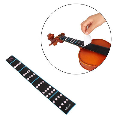 

18 Violin Fiddle Finger Guide Fingerboard Sticker Label Intonation Chart Fretboard Marker for Practice Beginners