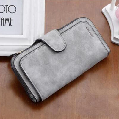 

Fashion Multi-Layer Folding PU Leather Wallet For Lady Long Section Card Holder Pursue