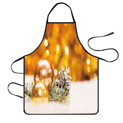 

Siaonvr Christmas Decoration Waterproof Apron Kitchen Aprons Dinner Party Apron