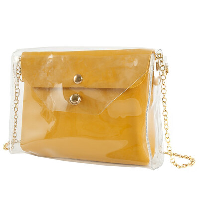 

Mini Jelly Bag Messenger Transparent Handbag Crossbody Colorful Shoulder Bag