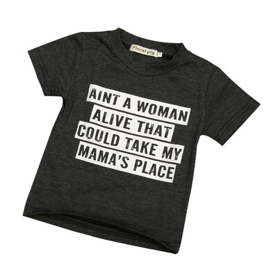 

Kids Children Baby Boys Letter Printed Blouse Tops T-Shirt Kids Clothes Outfit