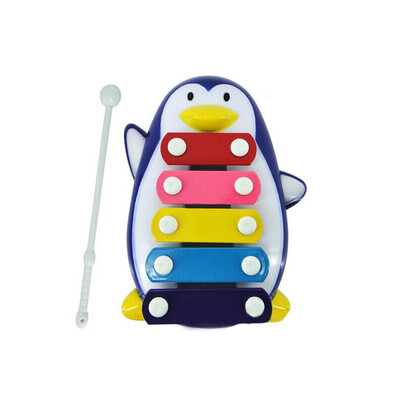 

Siaonvr Baby Kid 5-Note Xylophone Musical Toys Wisdom Development Penguin BU