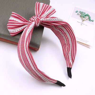 

BabyGirls Cross Striped Design Headband Headwear Apparel Photography Prop Party Birthday Gift