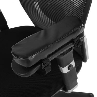 

Greensen 1 Pair of Memory Foam Armrest Pads Soft Office Chair Elbow Supporting PU Leather Cushion