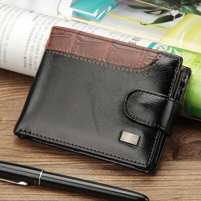 

Mens Vintage Leather Hasp Small Wallet Coin Pocket Purse Card Holder Men Money Bags Male Clutch Wallet