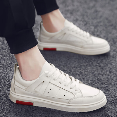 

Autumn shoes mens casual shoes Korean version of the trend of wild mens shoes students small black tide shoes chef