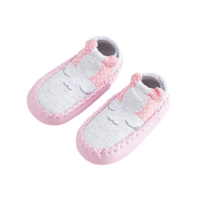 

Fashion Baby Socks With Rubber Soles Infant Socks Newborn Autumn Winter Children Floor Socks Shoes Anti Slip Soft Sole