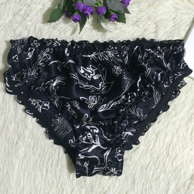 

Womens Satin Silk Bikini Tanga Knicker Underwear Briefs Thongs Panties  XL 2XL