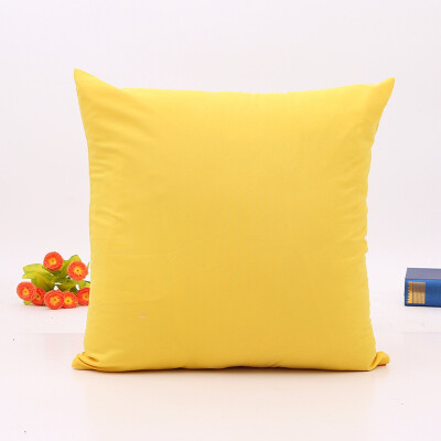 

Cushion Cover Throw Pillowcase Car Sofa Seat Pillow Cover Solid Color Simple Candy Color Outdoor Chair Waist Cushions Case