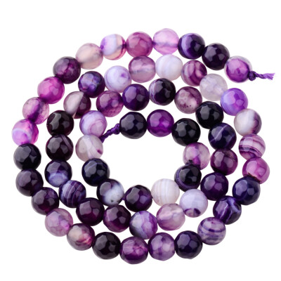 

Faceted Round Natural Madagascar Agate Beads Strands Grade A 6mm Hole 1mm about 6264pcsstrand 15"