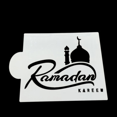 

New Hot Muslim Festival Ramadan Cake Decorating Spray Pattern Mold Muslim Fasting Eid al-Fitr Theme Cake Decoration Tools Supplies