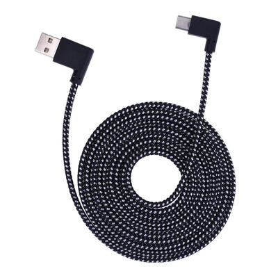 

Nylon Braided 90 Degree Connector USB31 Type-C Port Charging Data Cable