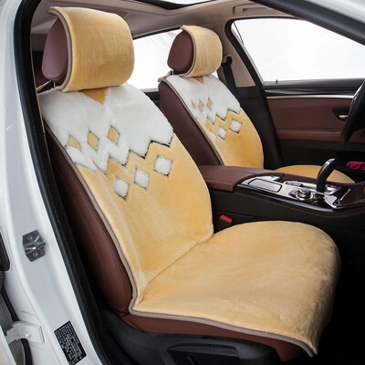 

Coach new car seat cover winter plush car seat cushion cashmere warm car seat cover factory direct sales blue