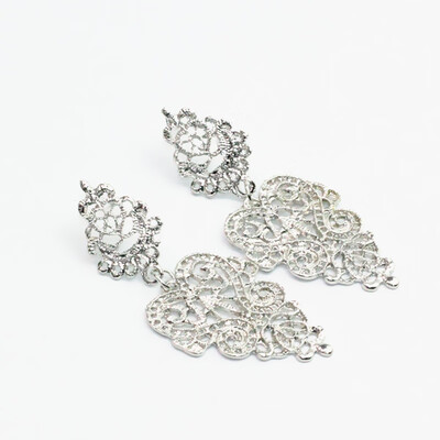 

E049 Vintage Gold Color Geometry Design Drop Earrings Women Baroque Style Dangle Earrings High Quality Wedding Jewelry Wholesale