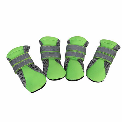 

4pcsset Outdoor Waterproof Nonslip Anti-stain Dog Cat Socks Booties Shoes Wth Rubber Sole Pet Paw Protector