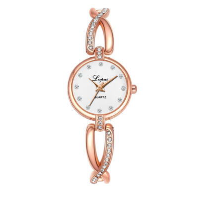 

High Quality Women Watch Disc Bracelet Luxury Ladies Watches With Rhinestone Casual Dress Quartz Wrist Watch For Women Clock